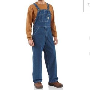 Carhartt Men’s Washed Denim Bib Overall - Unlined
